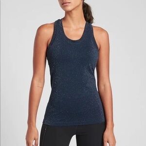 Women's Navy Sparkle Tank Top